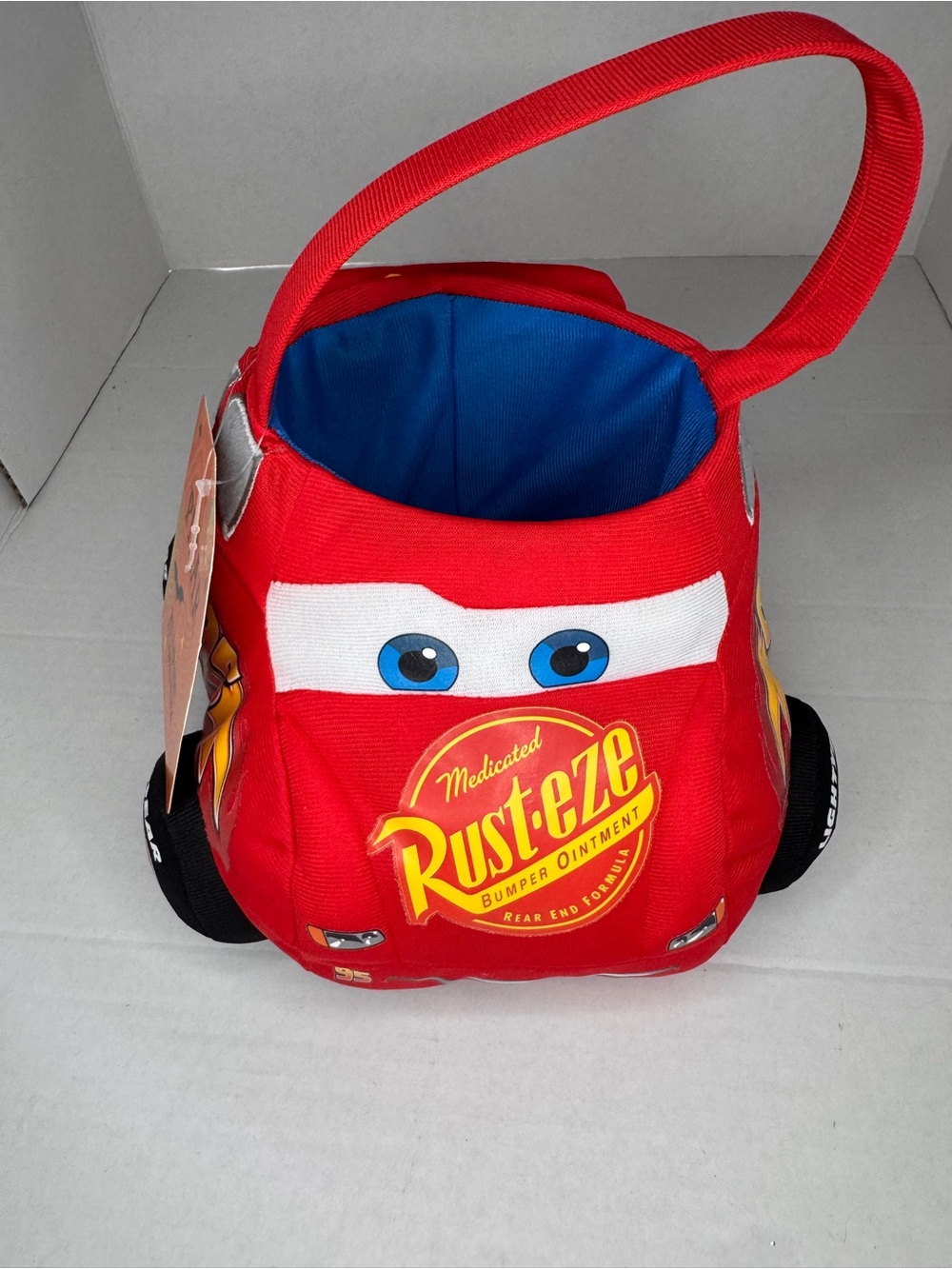 Cars Lightning McQueen Red Plush Trick or Treat  Bucket